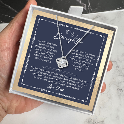 To My Daughter - Unbreakable Bond Necklace Gift Set - SS1050