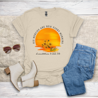 His Mercies Are New T-Shirt SST326V4