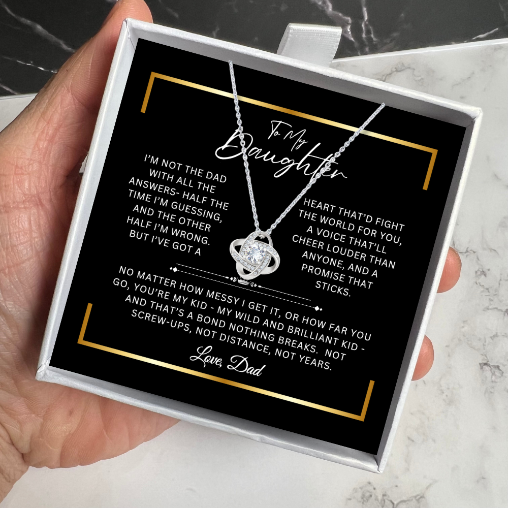 To My Daughter - Unbreakable Bond Necklace Gift Set - SS1020