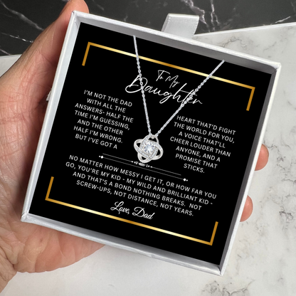 To My Daughter - Unbreakable Bond Necklace Gift Set - SS1020
