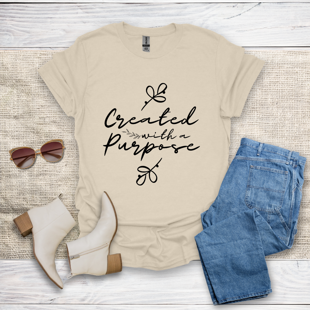 Created With A Purpose T-Shirt SST320V3