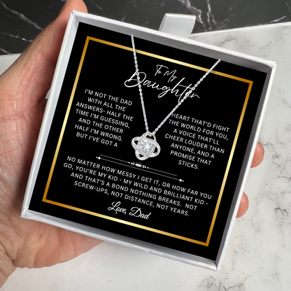 To My Daughter - Unbreakable Bond Necklace Gift Set - SS1030