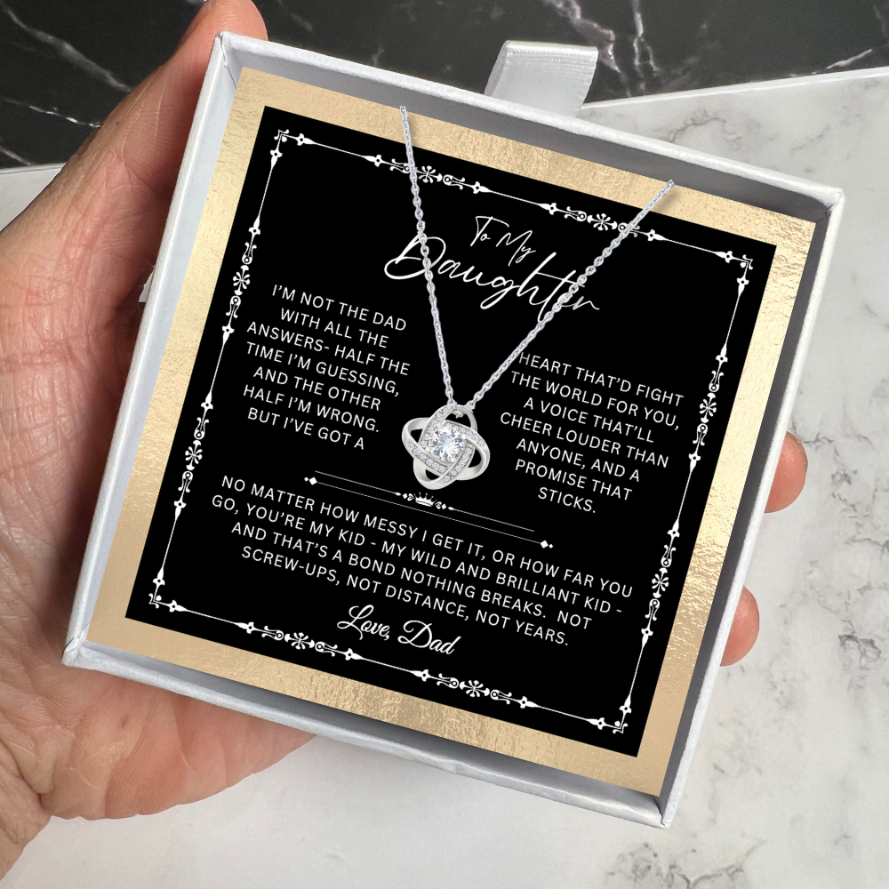 To My Daughter - Unbreakable Bond Necklace Gift Set - SS1060