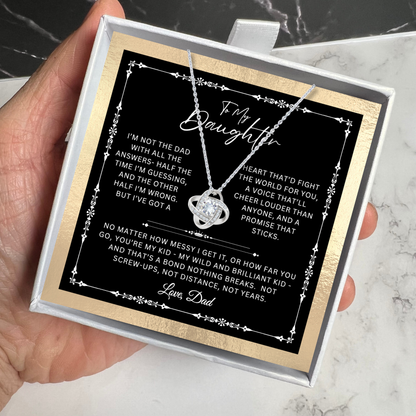 To My Daughter - Unbreakable Bond Necklace Gift Set - SS1060
