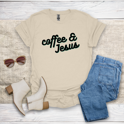 Coffee & Jesus T-Shirt SST315V2
