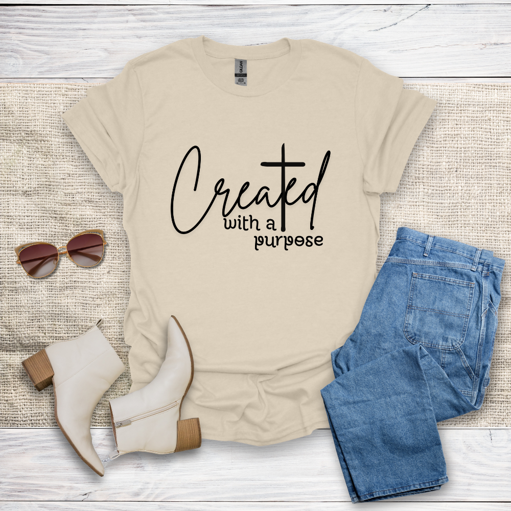 Created With A Purpose T-Shirt SST320V2