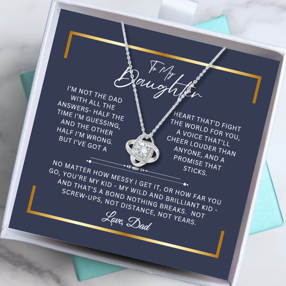 To My Daughter - Unbreakable Bond Necklace Gift Set - SS1010