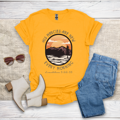 His Mercies Are New T-Shirt SST326V5