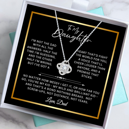 To My Daughter - Unbreakable Bond Necklace Gift Set - SS1030