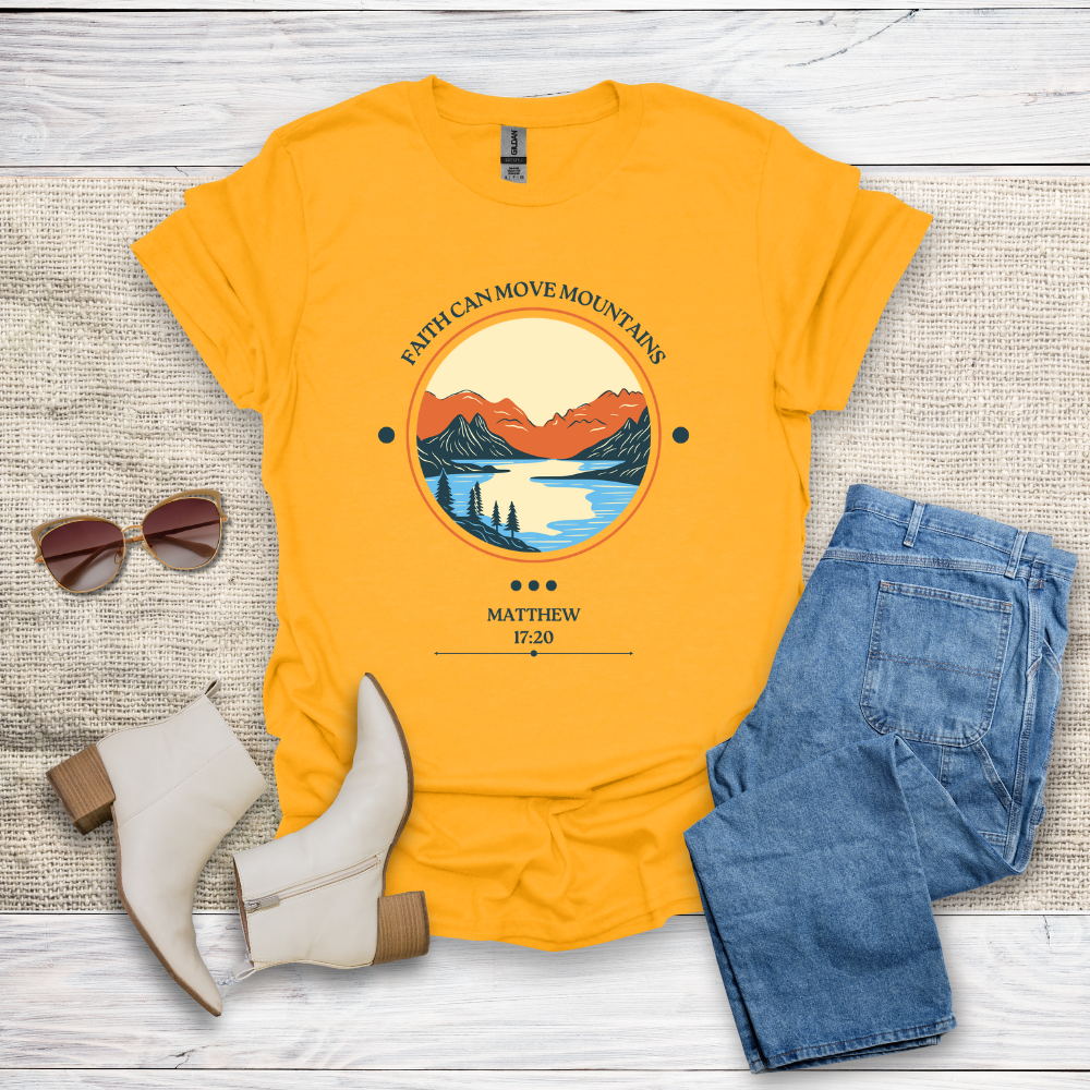 Faith Can Move Mountains Unisex Softstyle T-Shirt - SST305V2