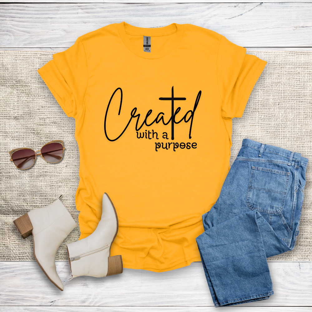 Created With A Purpose T-Shirt SST320V2
