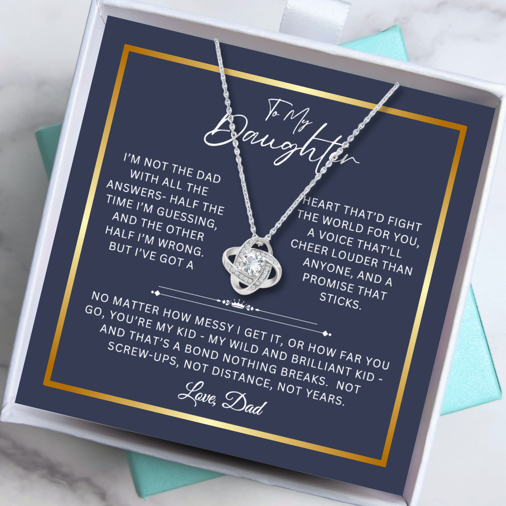 To My Daughter - Unbreakable Bond Necklace Gift Set - SS1040