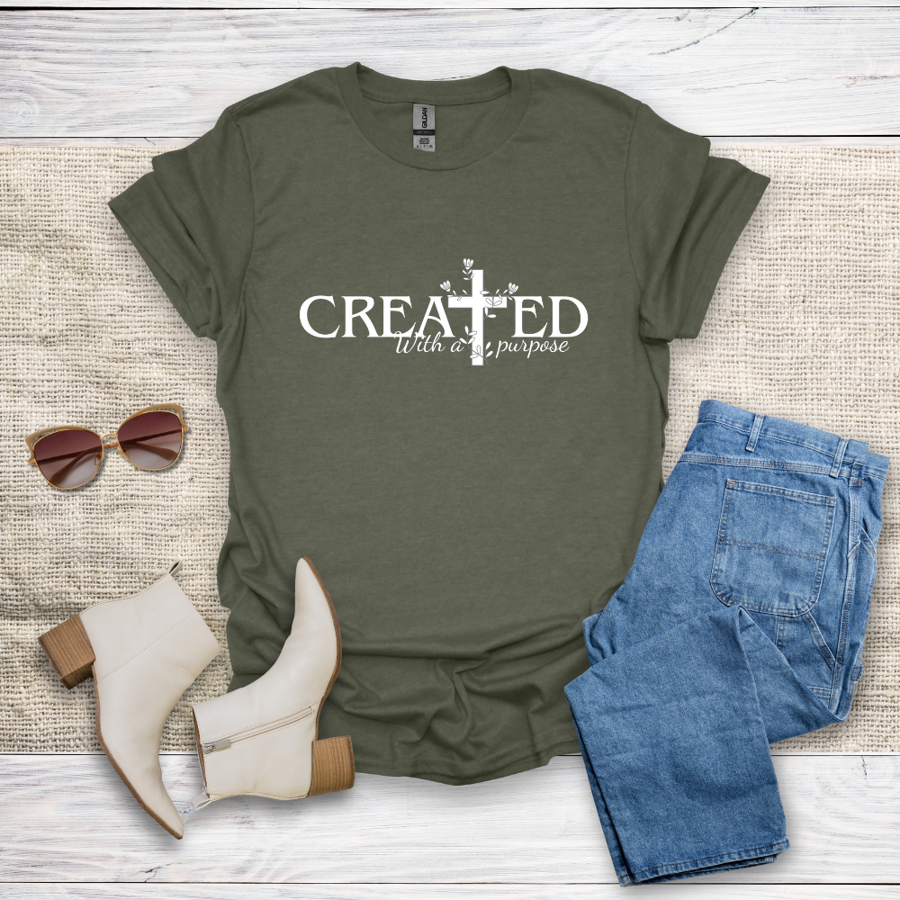 Created With A Purpose T-Shirt SST320V1