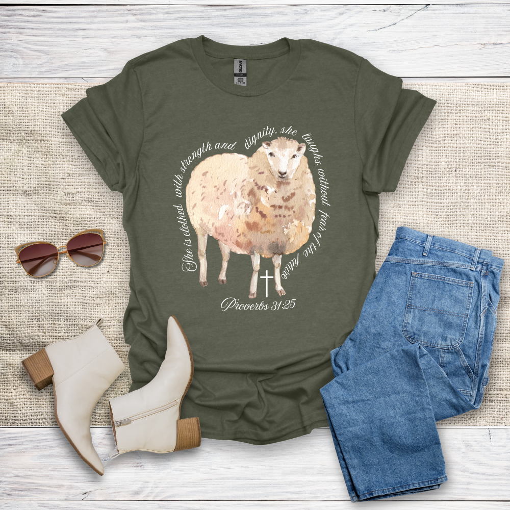 She Is Clothed With Strength & Dignity T-Shirt SST330V4