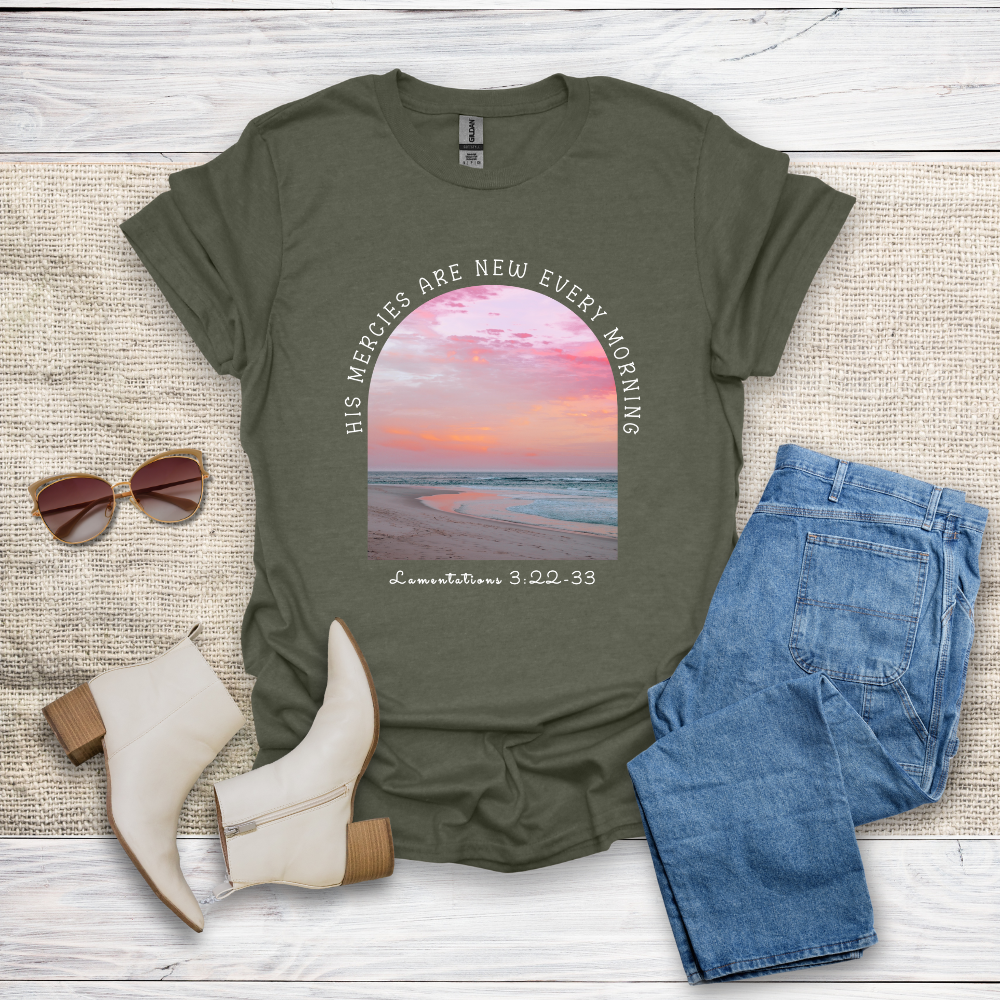 His Mercies Are New T-Shirt SST326V3