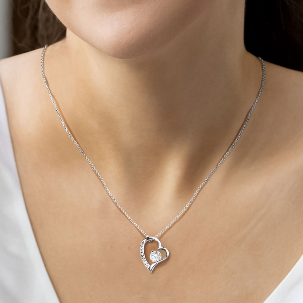 Timeless Love: Heart Necklace Gift Set for Wife