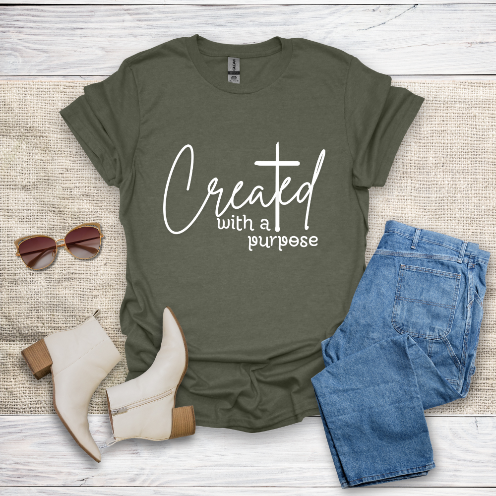 Created With A Purpose T-Shirt SST320V2