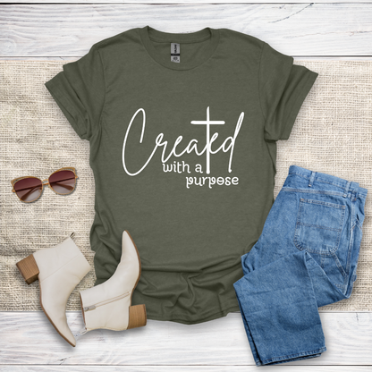 Created With A Purpose T-Shirt SST320V2