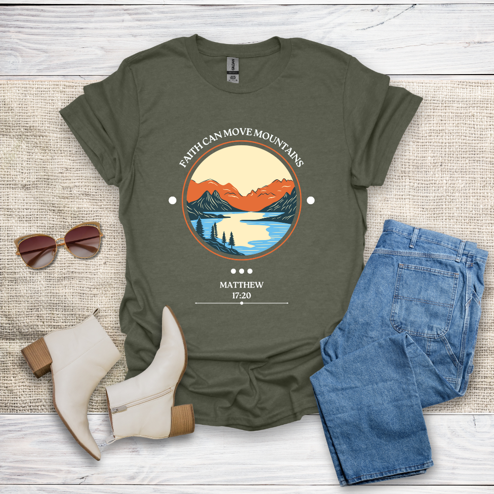 Faith Can Move Mountains Unisex Softstyle T-Shirt - SST305V2