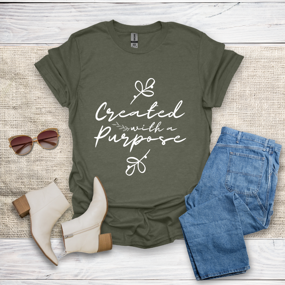 Created With A Purpose T-Shirt SST320V3