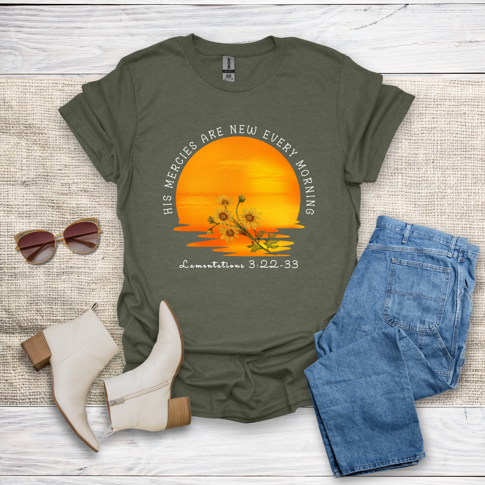 His Mercies Are New T-Shirt SST326V4
