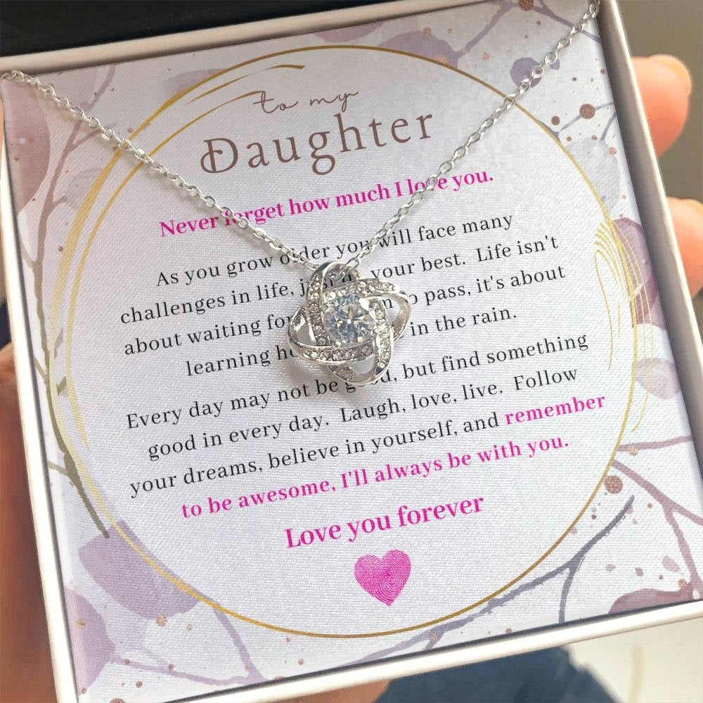 Unwavering Love: Necklace Gift Set for Daughter