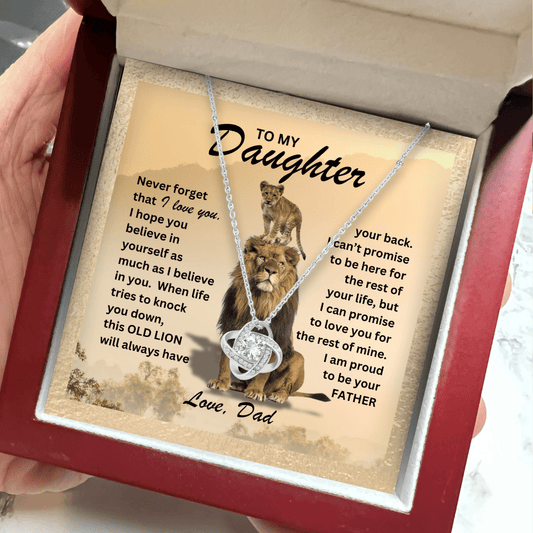 "A Dads Promise" Daughter Necklace Gift Set