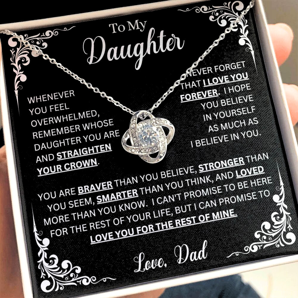 Crown of Confidence: Necklace Gift Set for Daughter