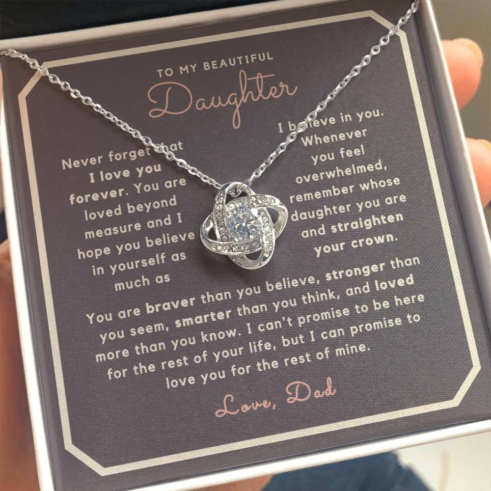 Beloved Strength: Necklace Gift Set for Daughter