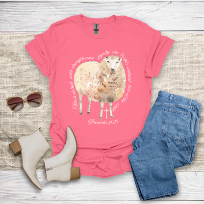 She Is Clothed With Strength & Dignity T-Shirt SST330V4