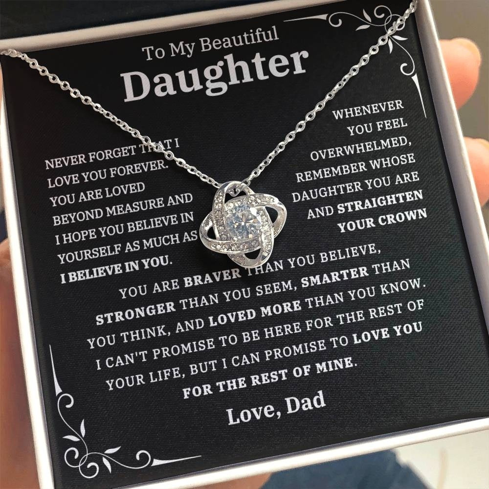 Courage and Grace: Necklace Gift Set for Daughter