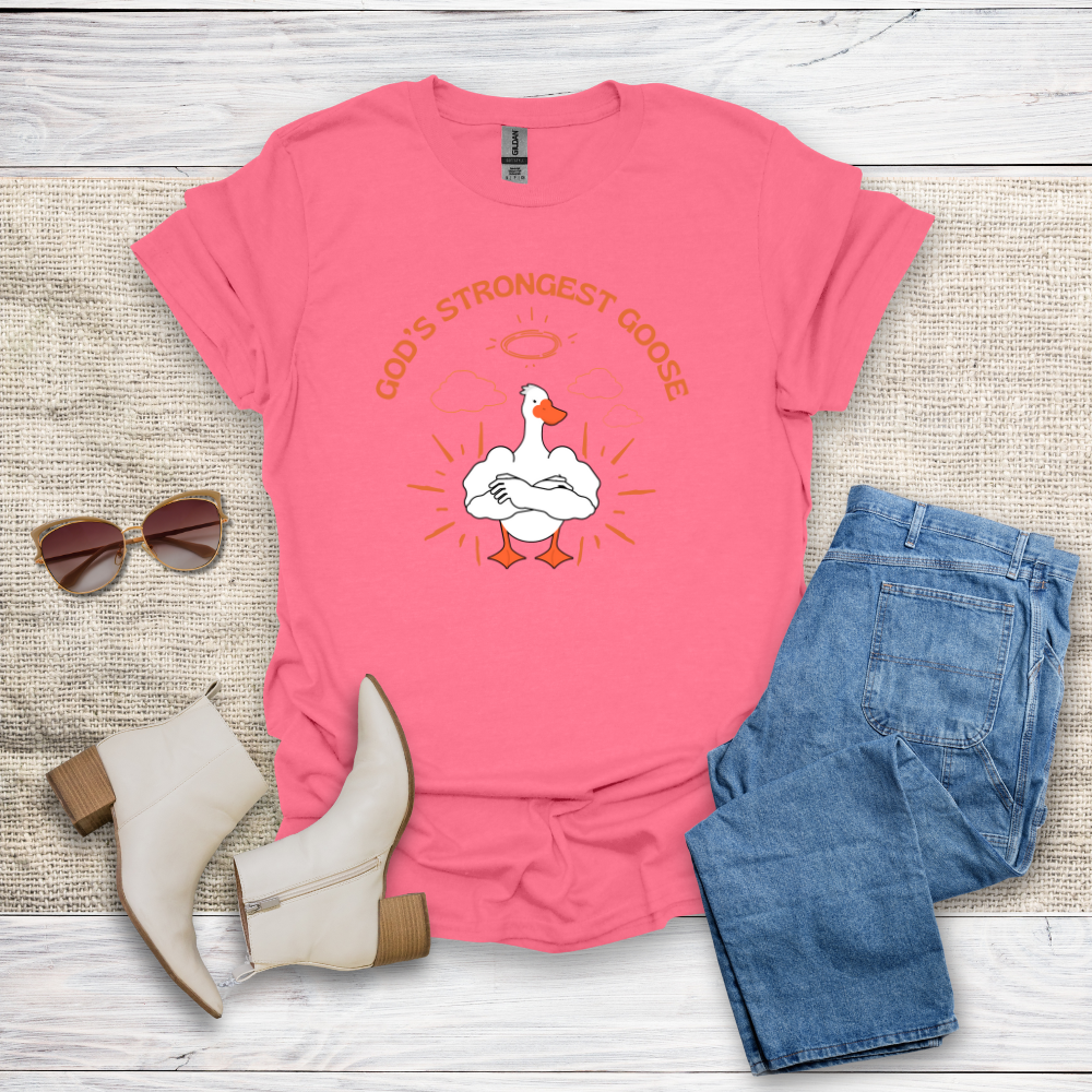 God's Strongest Goose Unisex Softstyle T-Shirt - SST303