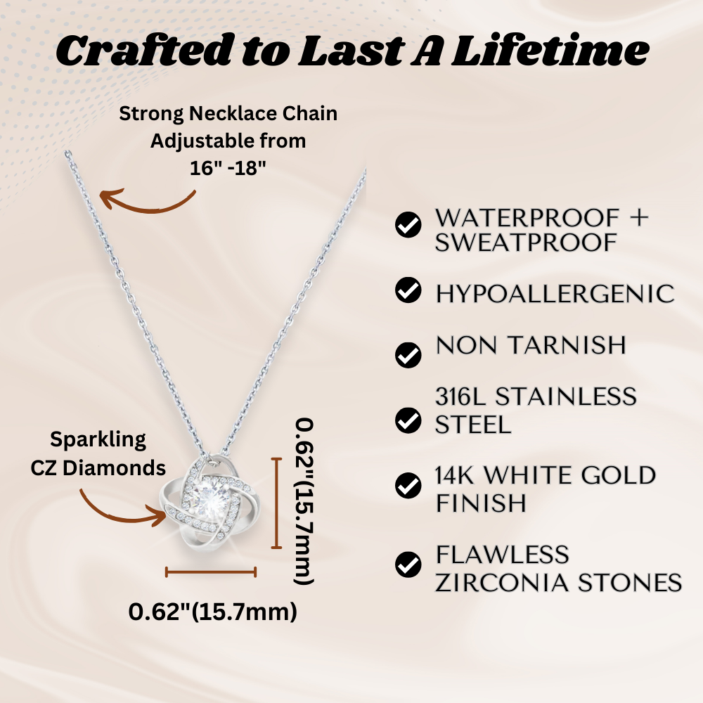 To My Daughter - Unbreakable Bond Necklace Gift Set - SS1030