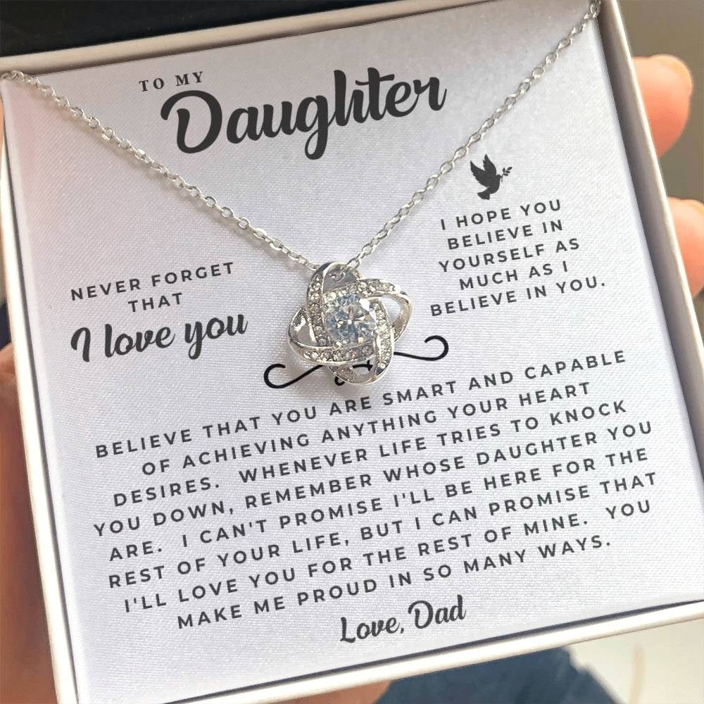 Limitless Love: Necklace Gift Set for Daughter