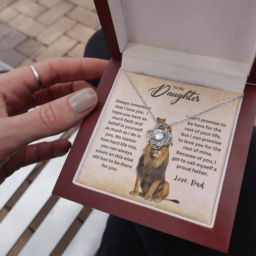 Guardian's Pride: Necklace Gift Set for Daughter