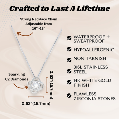 To My Daughter - Unbreakable Bond Necklace Gift Set - SS1050