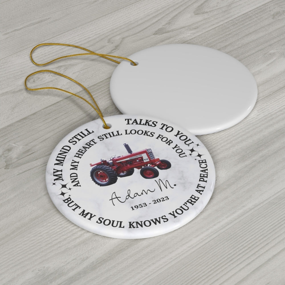 Heartfelt Harvest: Personalized Memorial Ornament