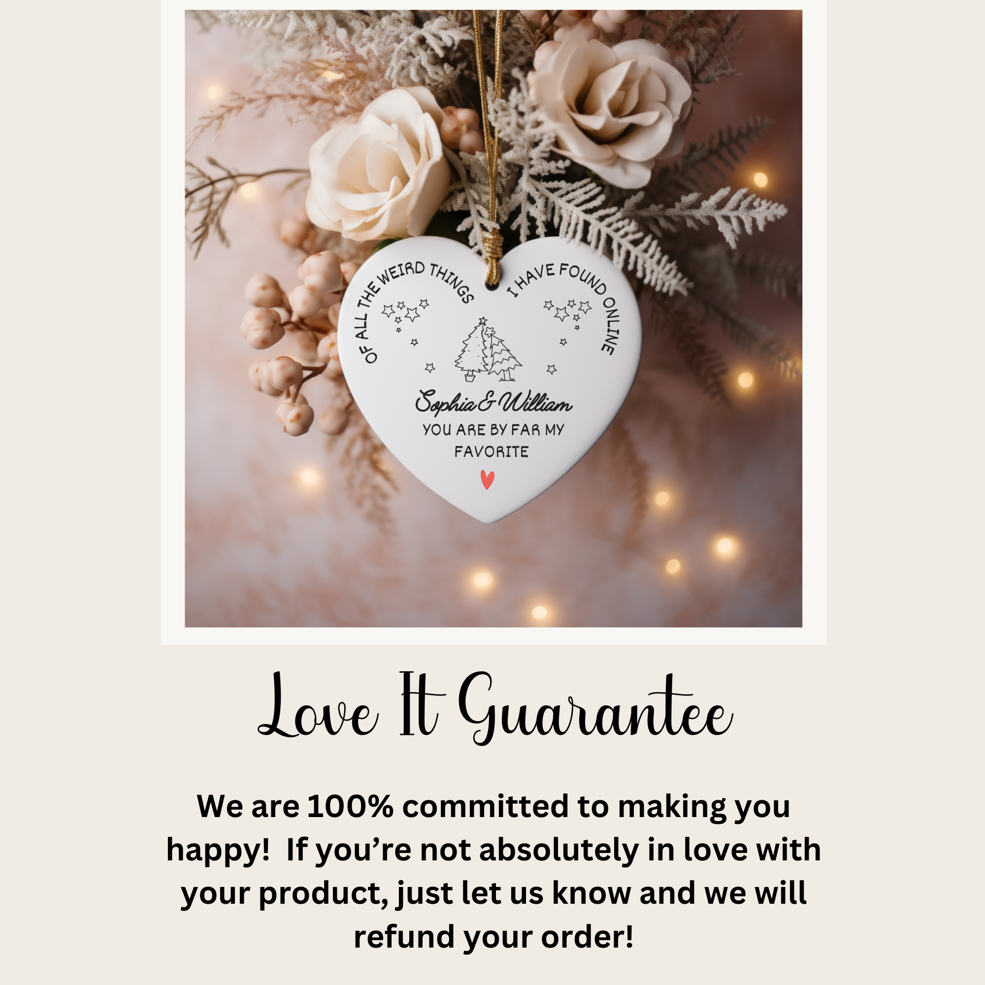 Favorite Find: Personalized Heart Ornament