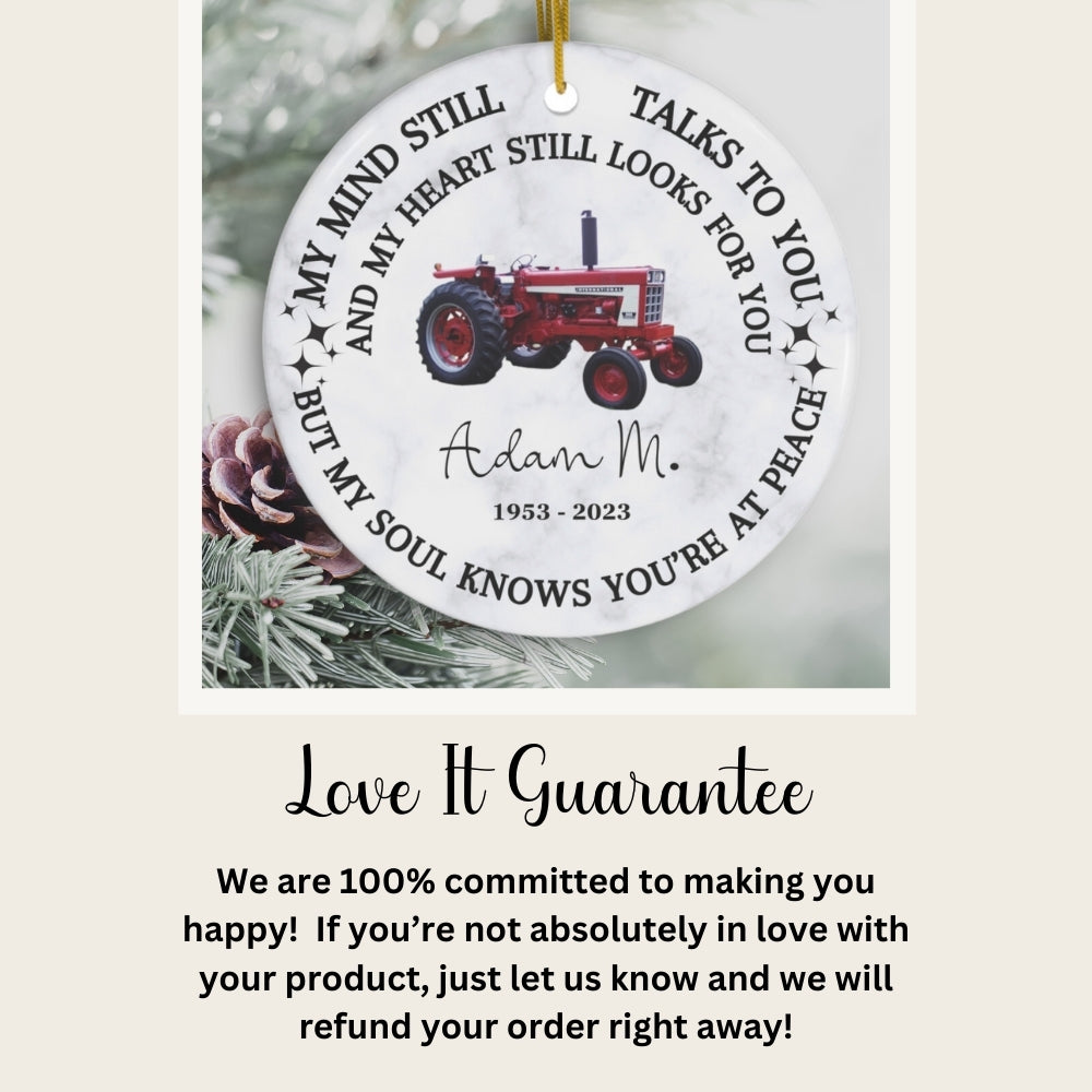 Heartfelt Harvest: Personalized Memorial Ornament