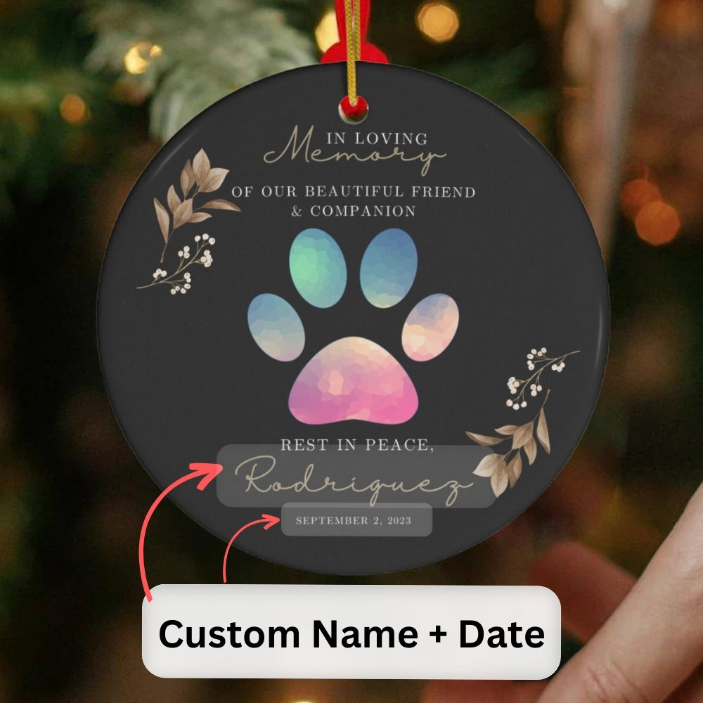 Paws Forever: Pet Memorial Ornament