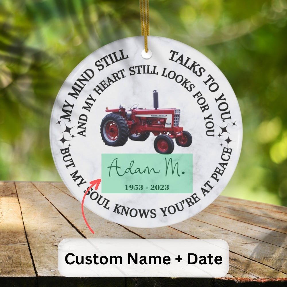 Heartfelt Harvest: Personalized Memorial Ornament