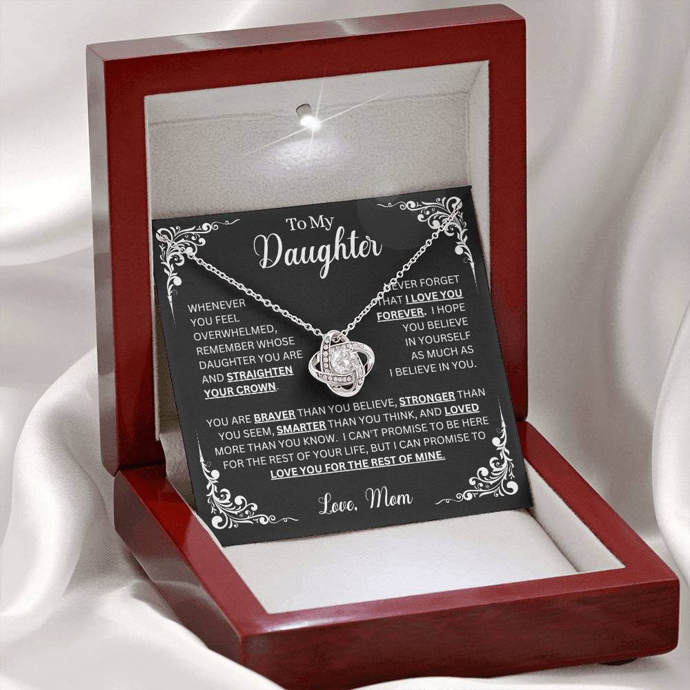 Crown of Confidence: Necklace Gift Set for Daughter