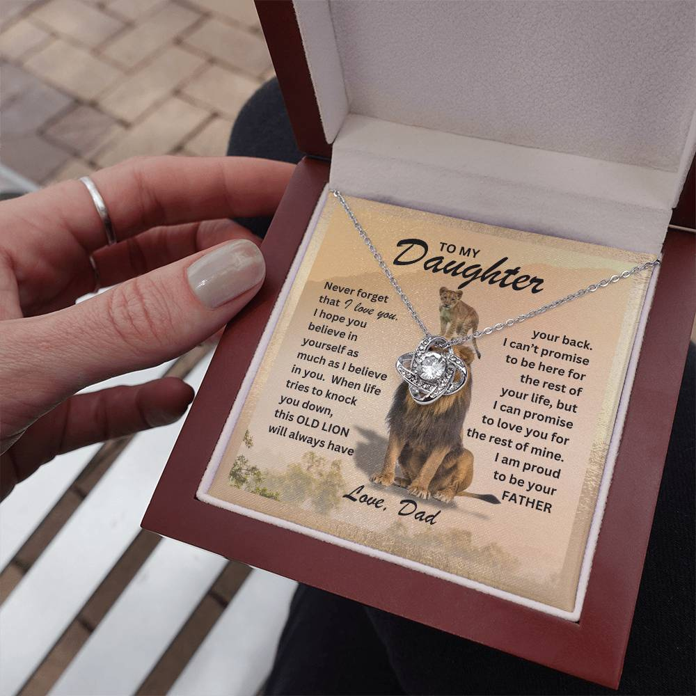 Old Lion's Love: Necklace Gift Set for Daughter