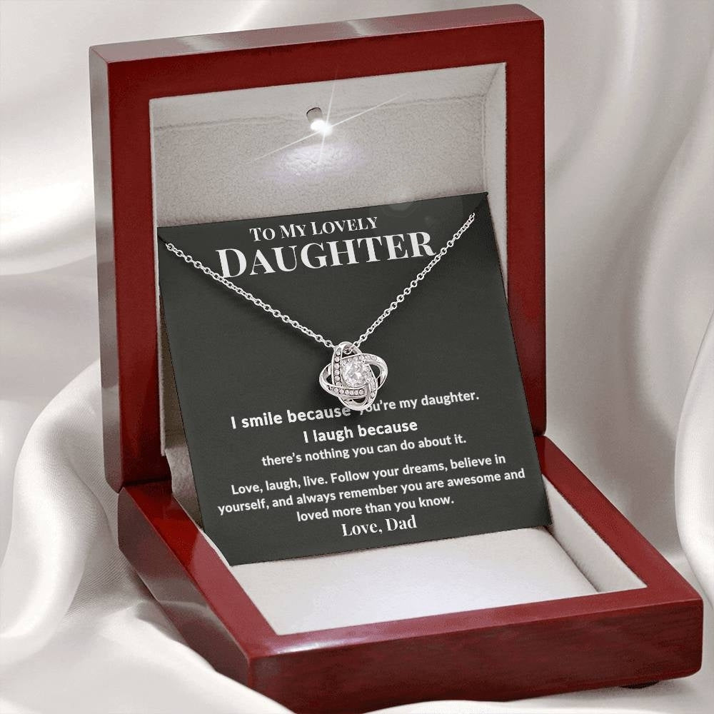 Smile and Laugh: Necklace Gift Set for Daughter