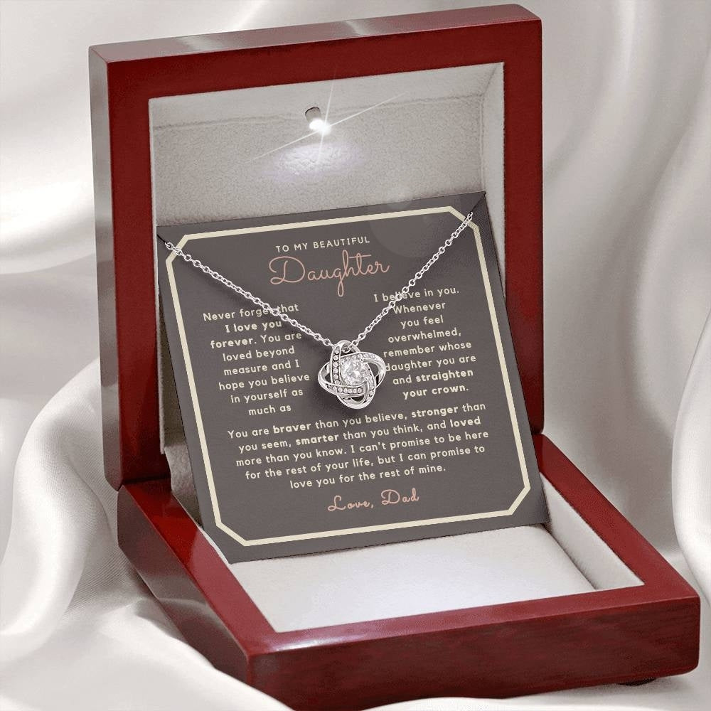 Beloved Strength: Necklace Gift Set for Daughter