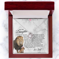 Lion's Pride: Necklace Gift Set for Daughter