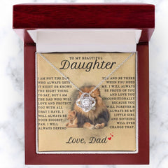 Lion Heart: Necklace Gift Set for Daughter