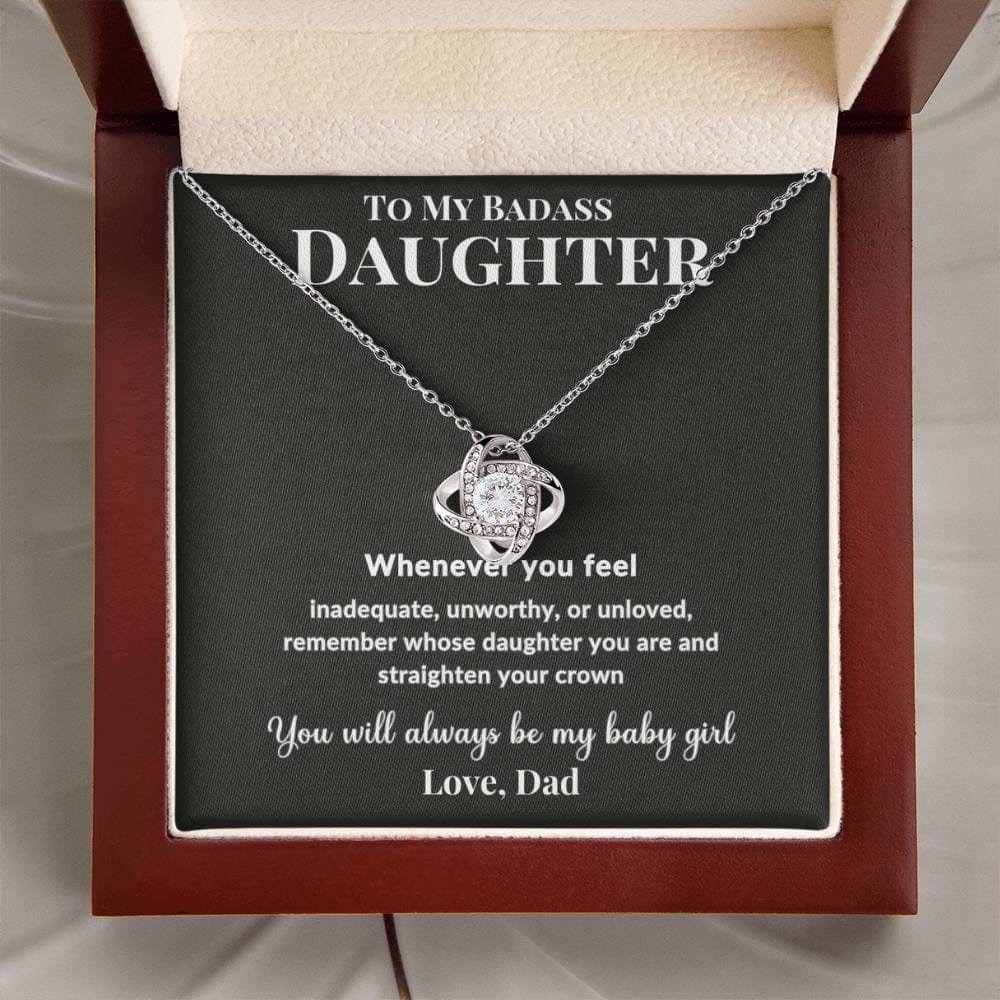 Straighten Your Crown: Necklace Gift Set for Daughter
