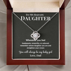 Straighten Your Crown: Necklace Gift Set for Daughter