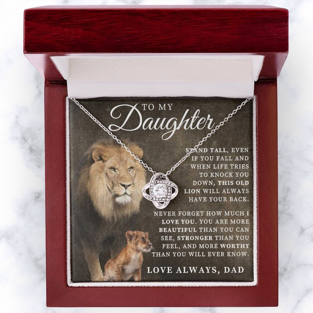 Stand Tall: Necklace Gift Set for Daughter